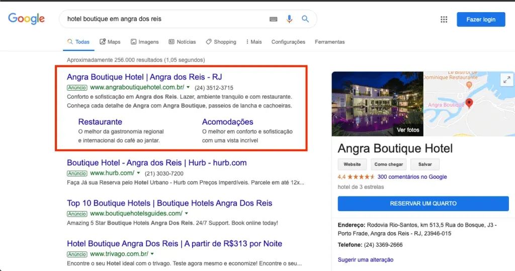 Turbine suas Reservas Diretas com o Google